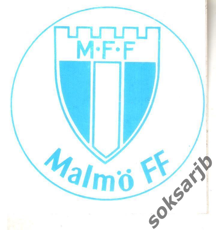 Стикер ФК Мальме Швеция.