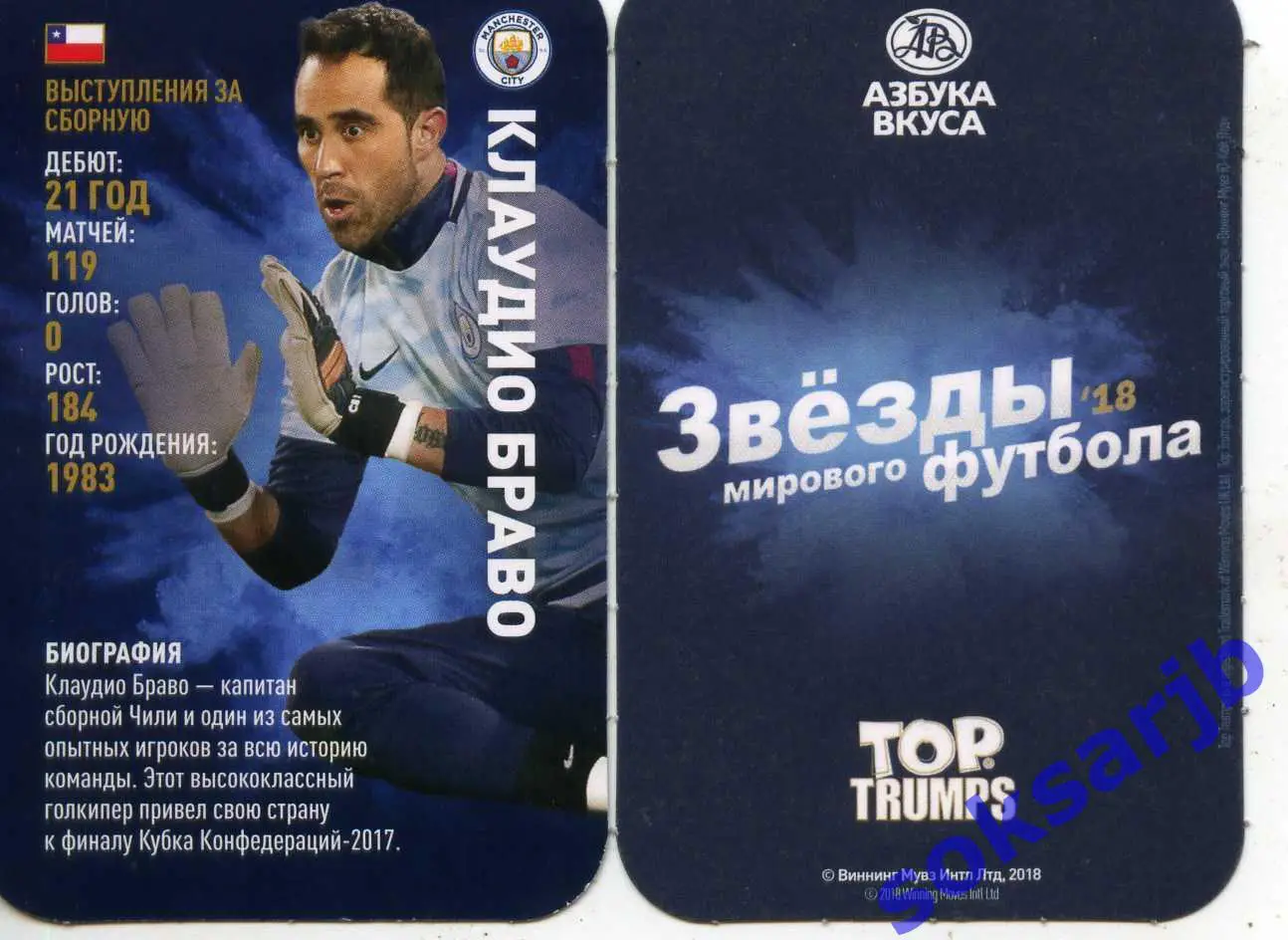 Вратарь Клаудио БРАВО. Сборная Чили.