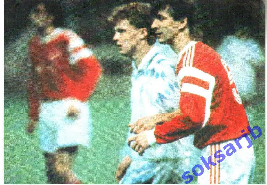 Открытка. Борис Поздняков. Спартак Москва.