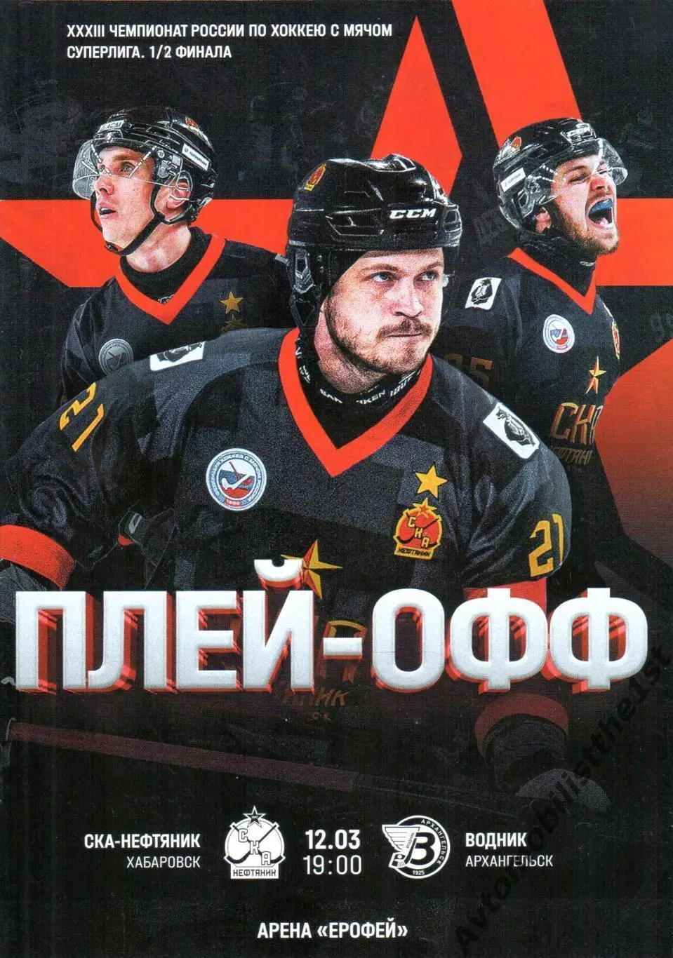 СКА-Нефтяник - Водник (Архангельск) 1/2 финала 12.03.2025