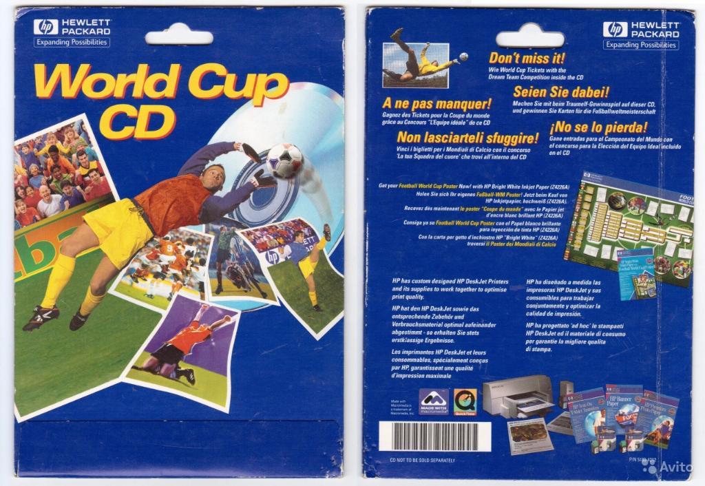 CD Чемпионат мира по футболу Франция 1998