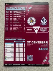 ФК Квант Обнинск- Динамо Брянск 27.09.2025