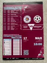 ФК Квант Обнинск - Металлург Липецк 17.05.2025