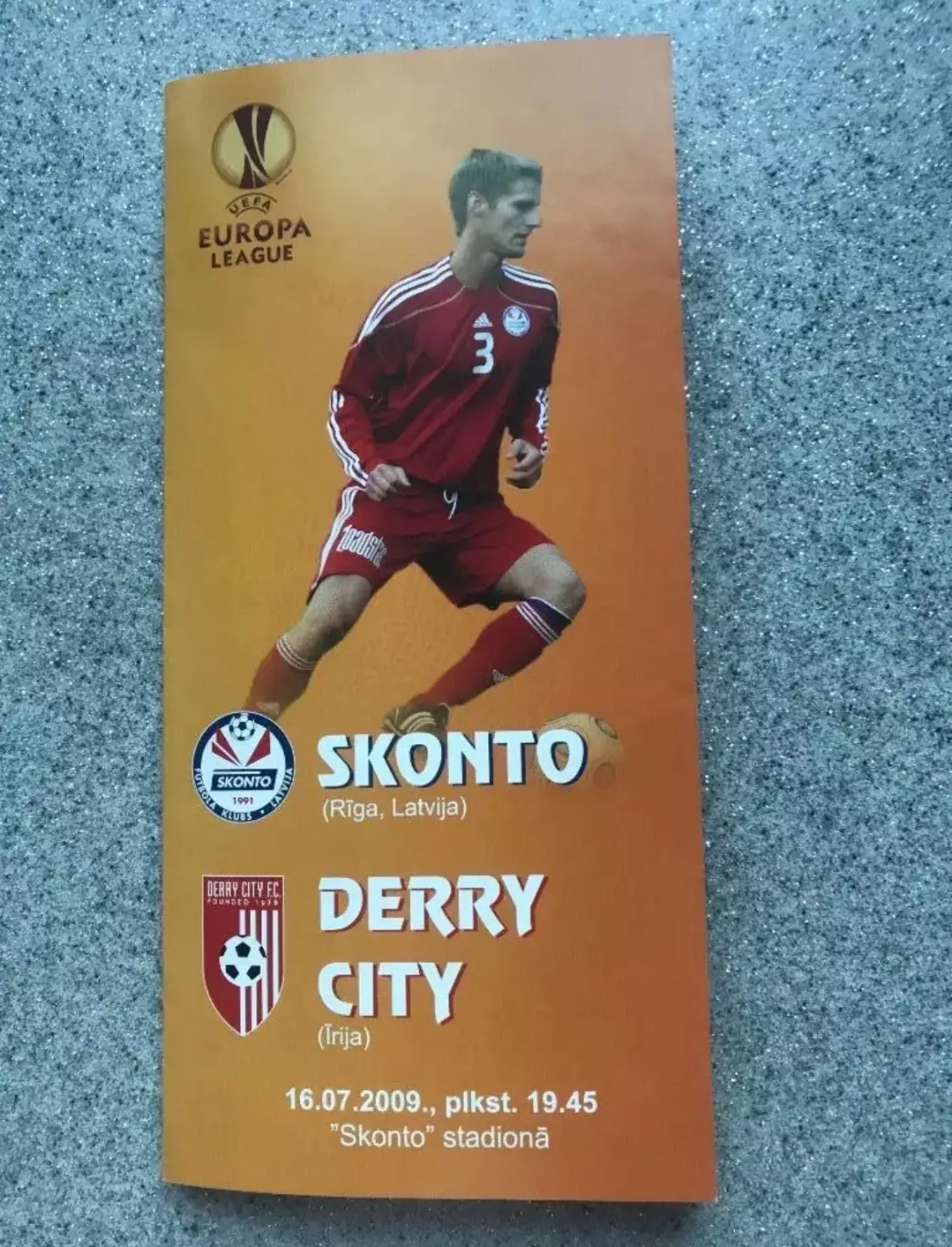 Сконто Рига - Дерри Сити 16.07.2009 год