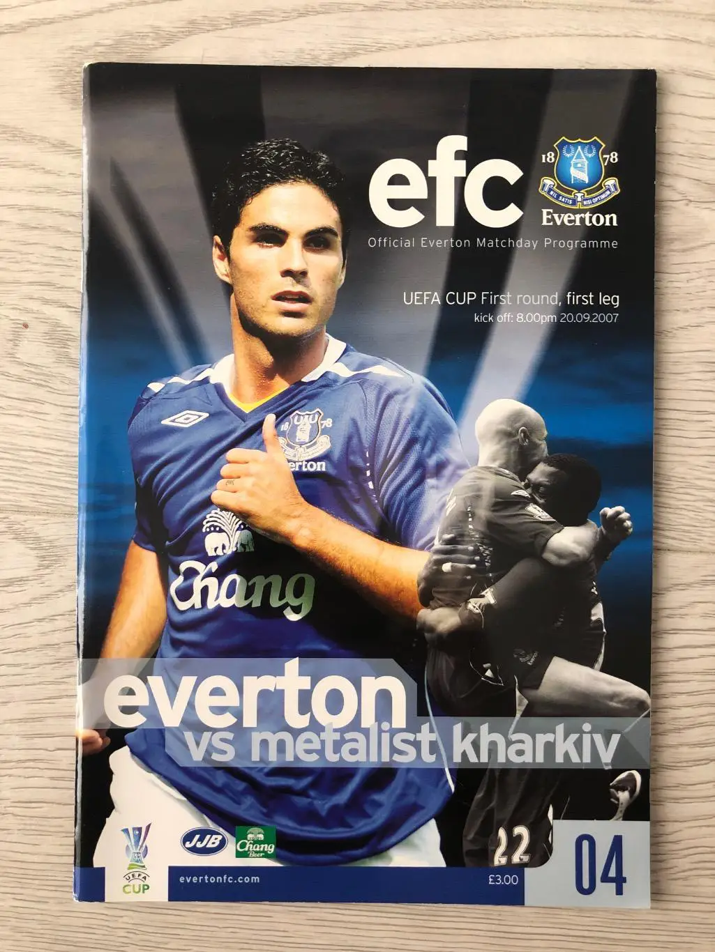 Эвертон Англия - Металлист Харьков 2007 года