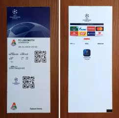 Локомотив Москва - Ювентус Италия 06.11.2019 год Лига Чемпионов