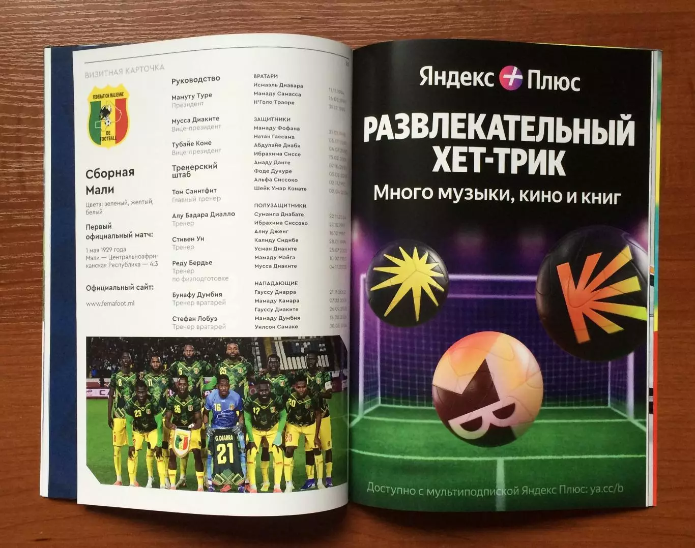 Россия - Мали 31.03.2026 год официальная программа 3