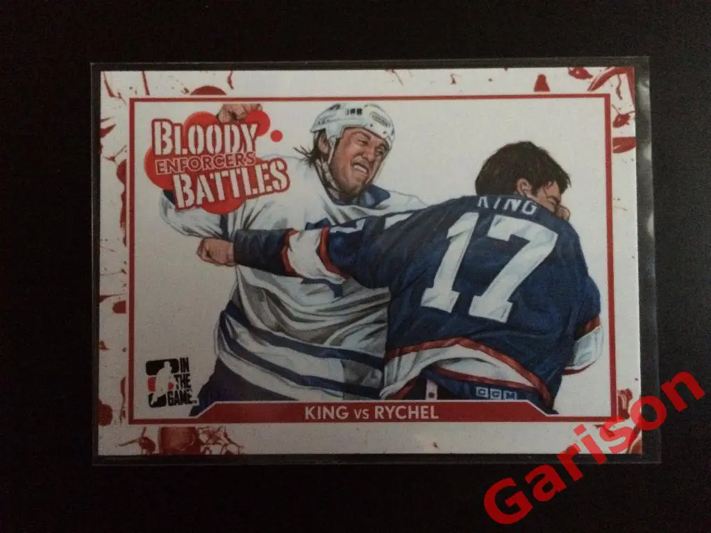 Карточка Kris King / Warren Rychel Bloody Battles ITG Enforcers