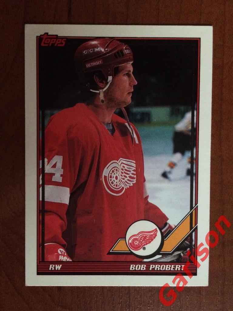 Карточка Bob Probert производитель topps