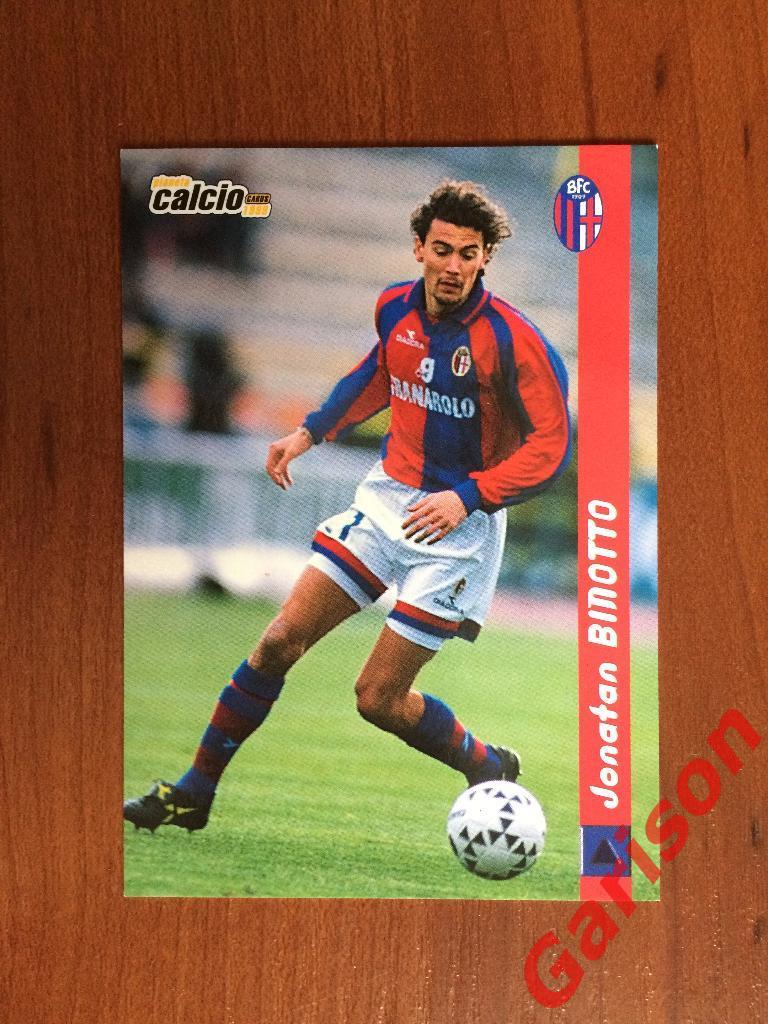 Карточка Jonatan Binotto Bologna Италия серия DS Pianeta Calcio 1998-1999