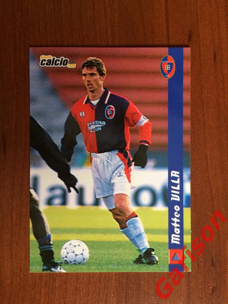 Карточка Matteo Villa Cagliari Италия серия DS Pianeta Calcio 1998-1999