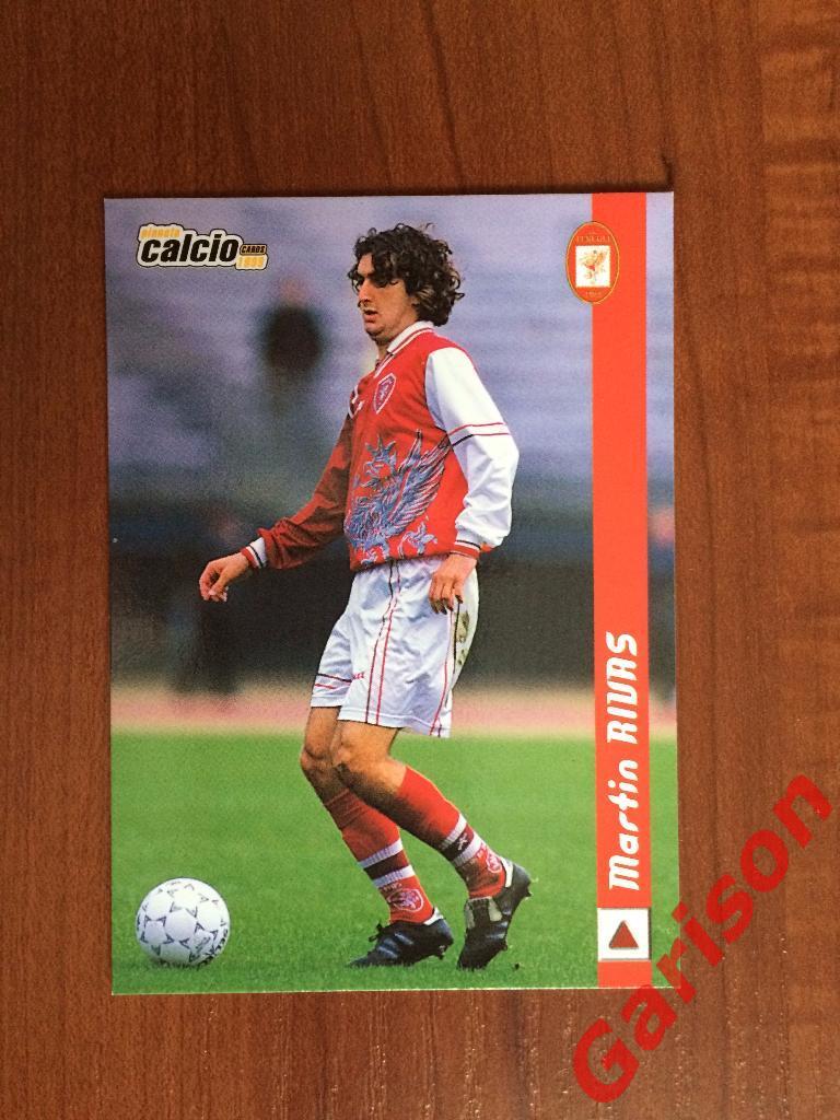 Карточка Martin Rivas Perugia Италия серия DS Pianeta Calcio 1998-1999