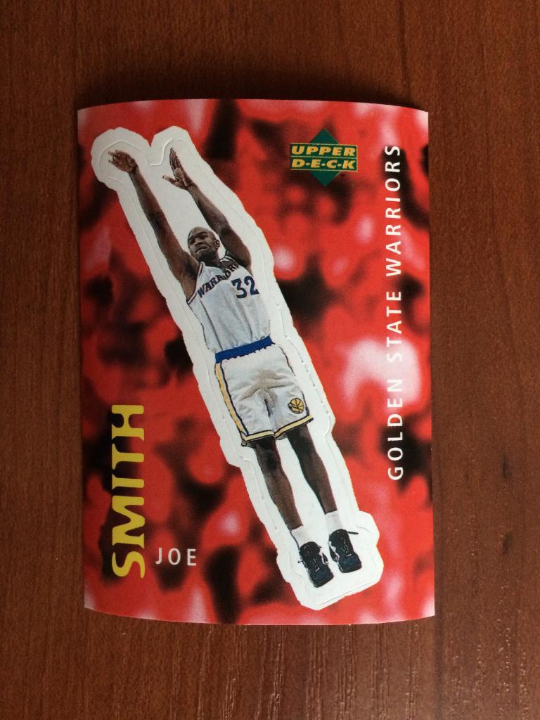 Наклейка Upper Deck НБА 1997-1998 Joe Smith № 36