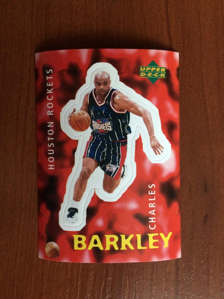 Наклейка Upper Deck НБА 1997-1998 Charles Barkley № 38