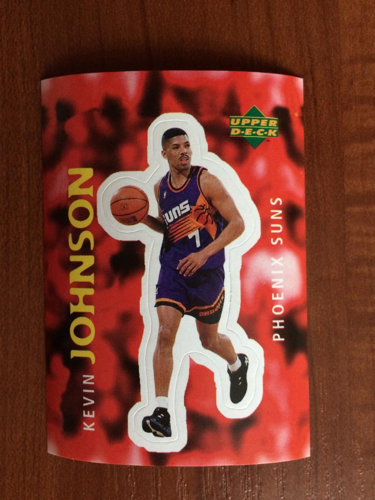 Наклейка Upper Deck НБА 1997-1998 Kevin Johnson № 38