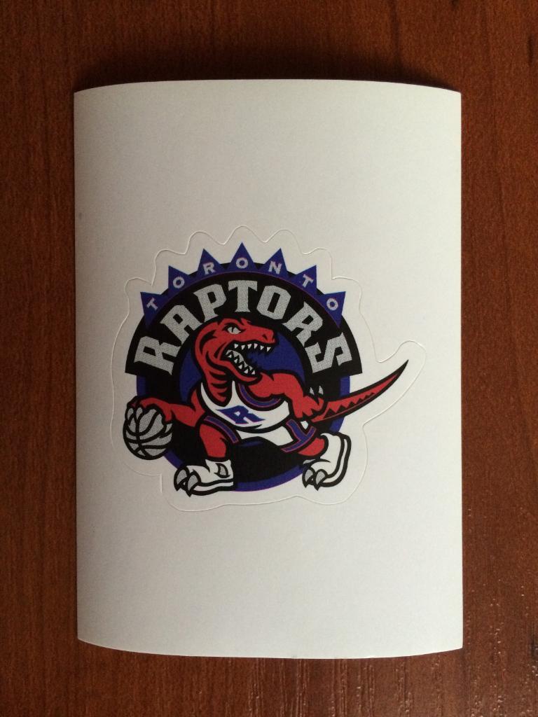 Наклейка Upper Deck НБА 1997-1998 Toronto Raptors team logo № 321