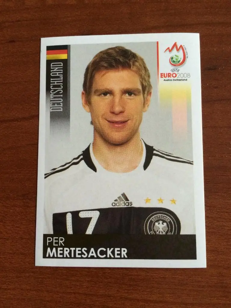 PANINI Чемпионат Европы 2008 Per Mertesacker Германия № 209