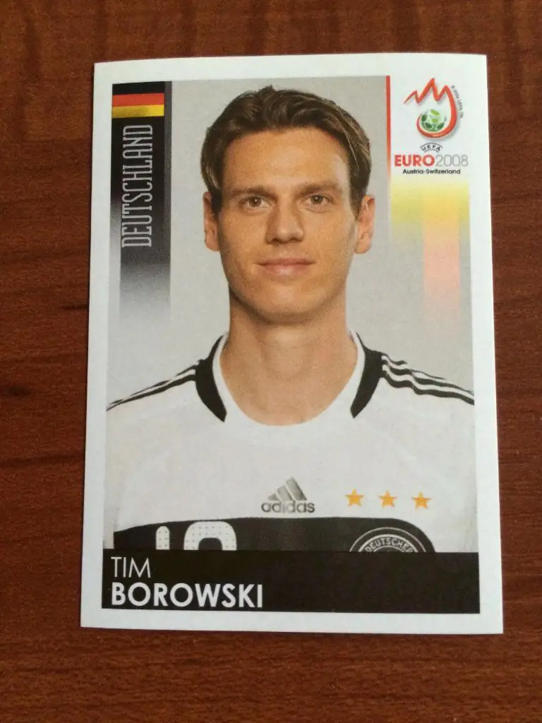 PANINI Чемпионат Европы 2008 Tim Borowski Германия № 218