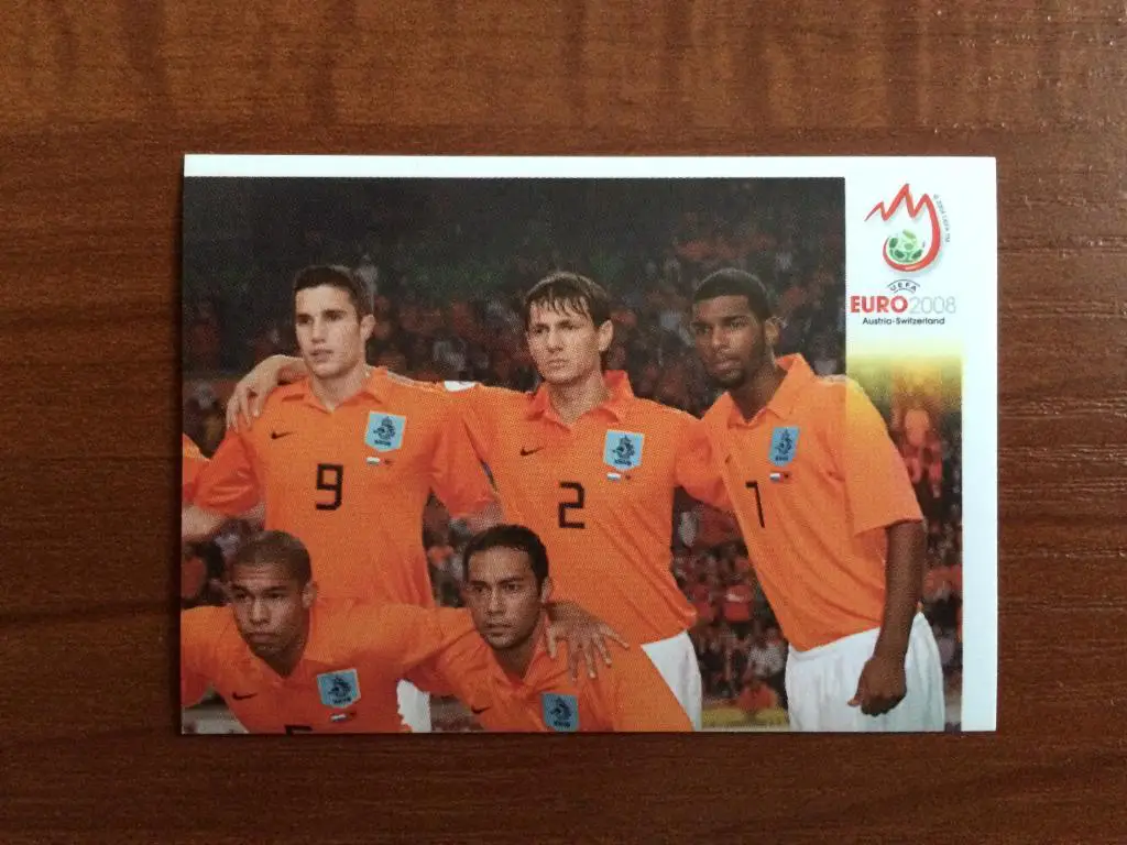 PANINI Чемпионат Европы 2008 Team Photo (puzzle 2) Нидерланды № 256