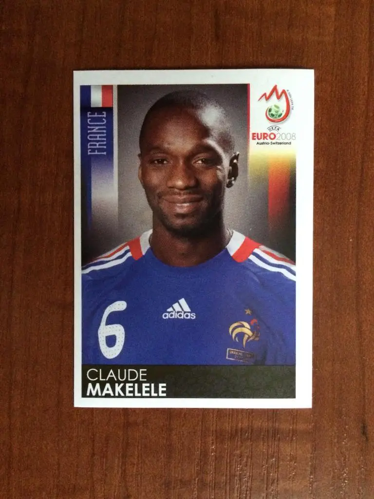 PANINI Чемпионат Европы 2008 Claude Makelele Франция № 346
