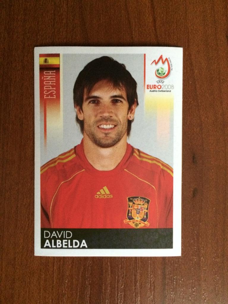 PANINI Чемпионат Европы 2008 David Albelda Испания № 423