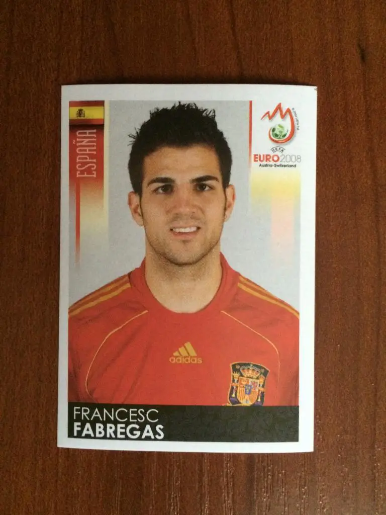 PANINI Чемпионат Европы 2008 Francesc Fabregas Испания № 427