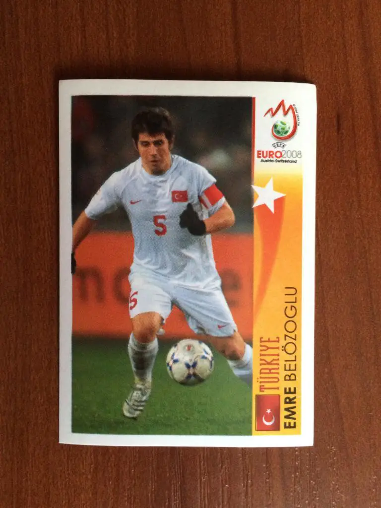PANINI Чемпионат Европы 2008 Emre Belozoglu - Turkiye № 484