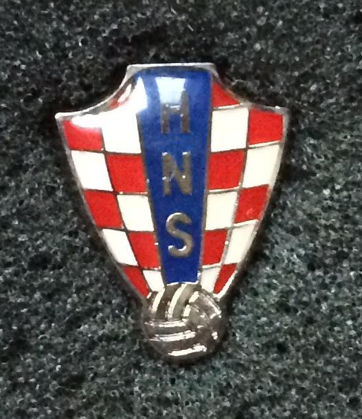 Значок Федерация футбола Хорватия официальная продукция от федерации