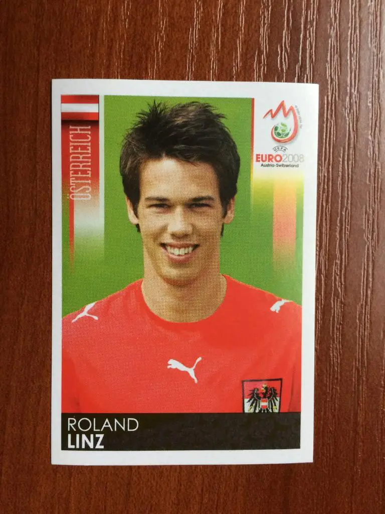 PANINI Чемпионат Европы 2008 Roland Linz Австрия № 171