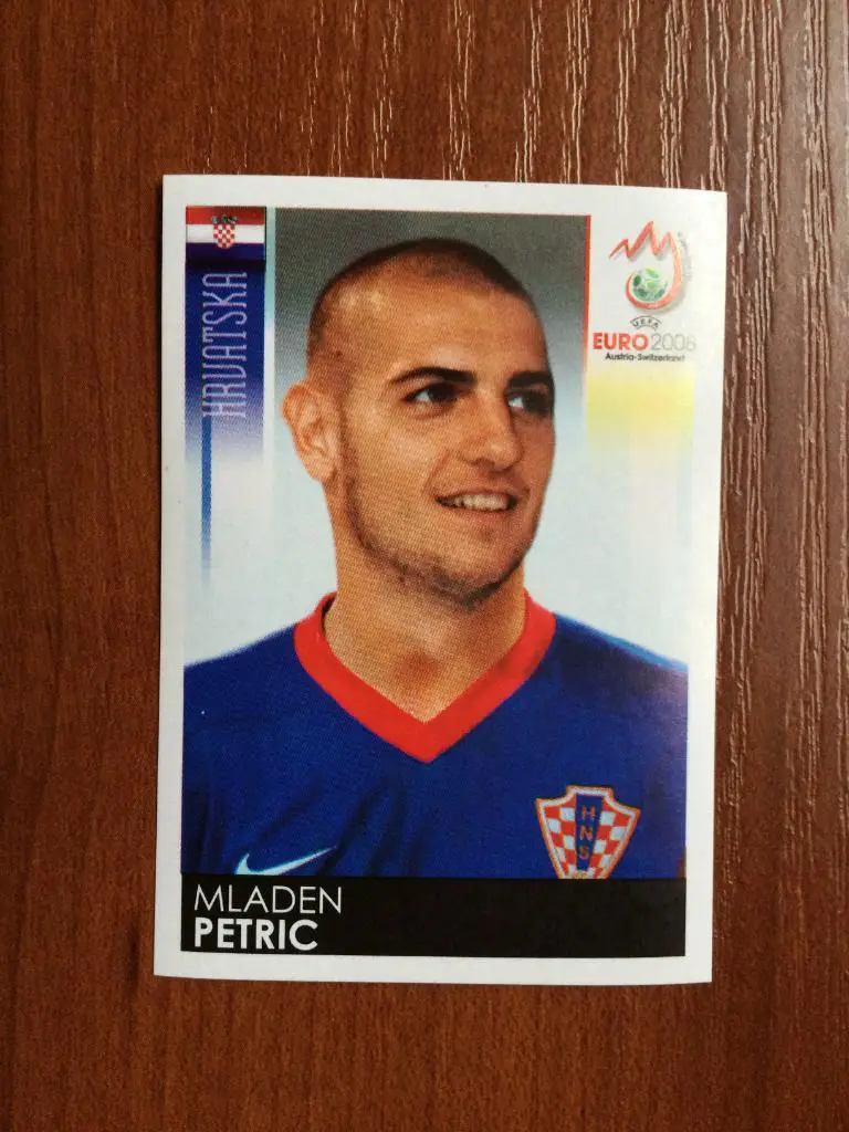 PANINI Чемпионат Европы 2008 Mladen Petric Хорватия № 200