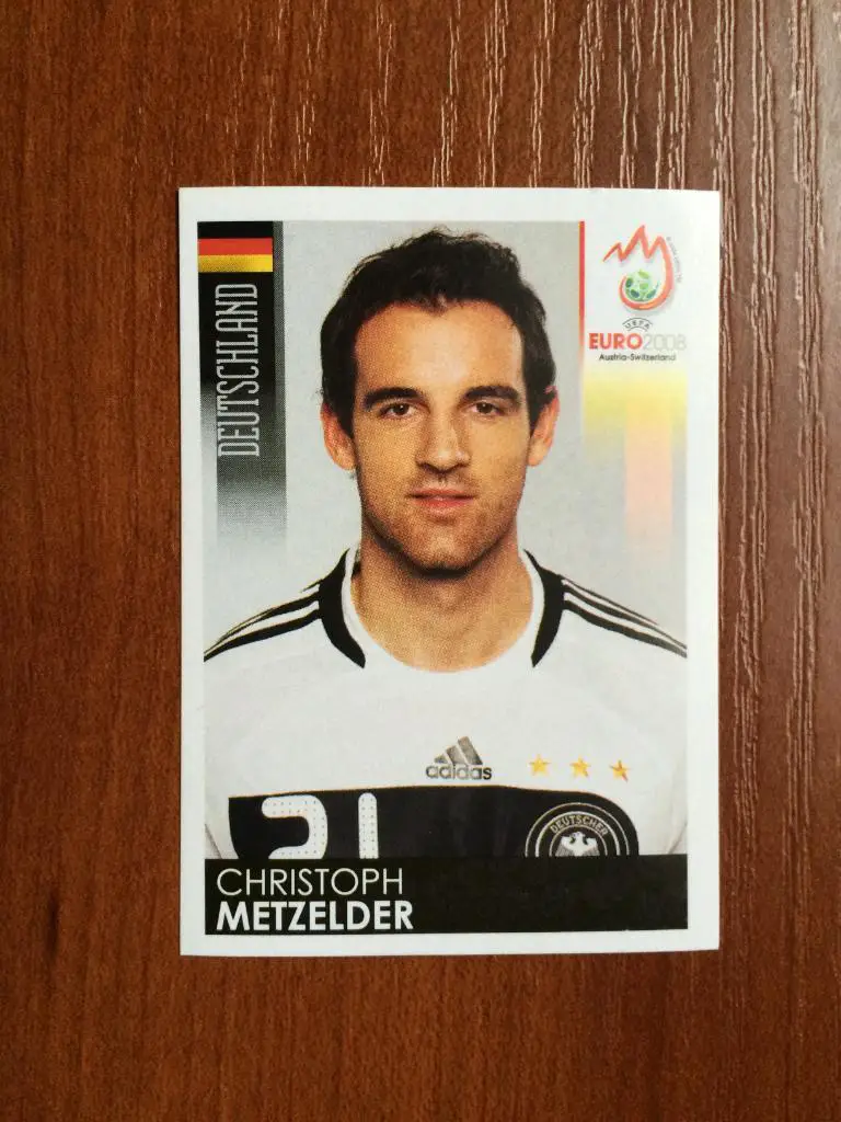 PANINI Чемпионат Европы 2008 Christoph Metzelder Германия № 210