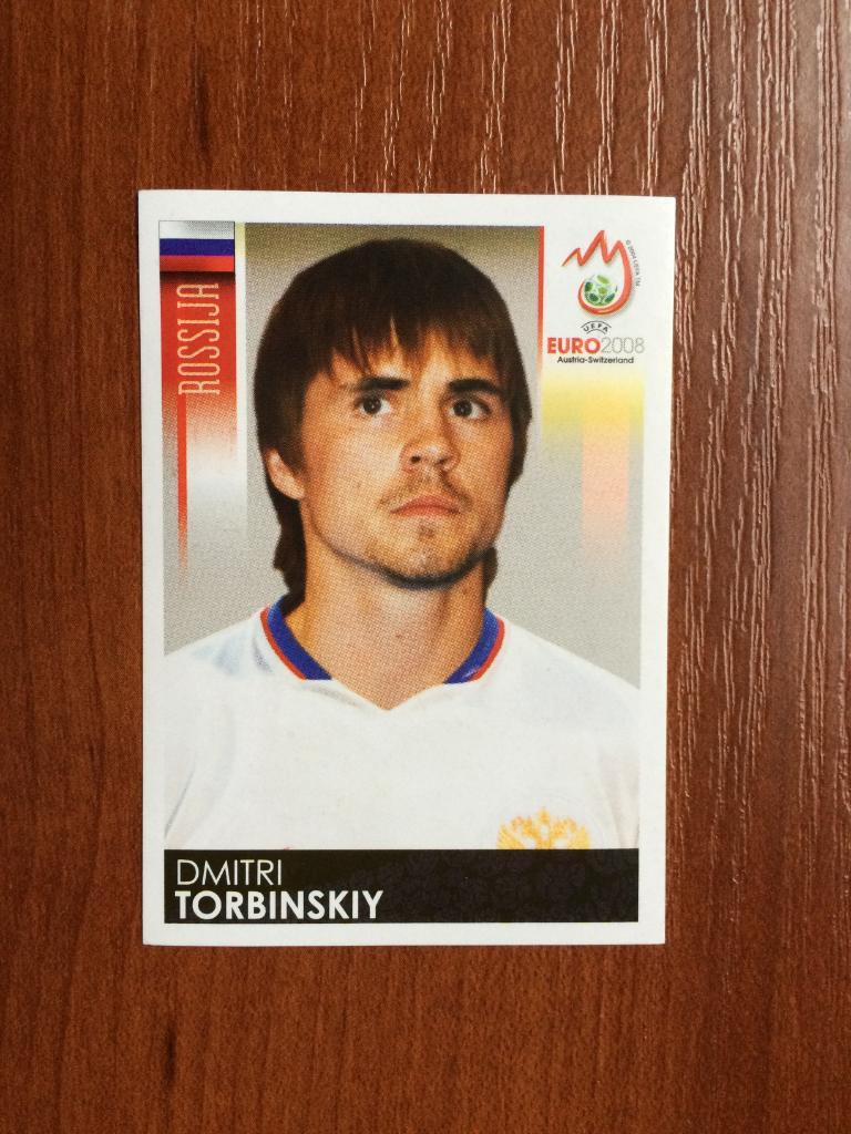 PANINI Чемпионат Европы 2008 Dmitri Torbinski Россия № 453