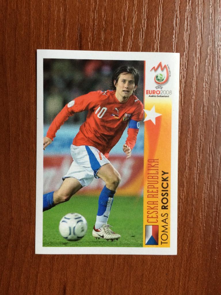 PANINI Чемпионат Европы 2008 Tomas Rosicky - Ceska Republika № 500