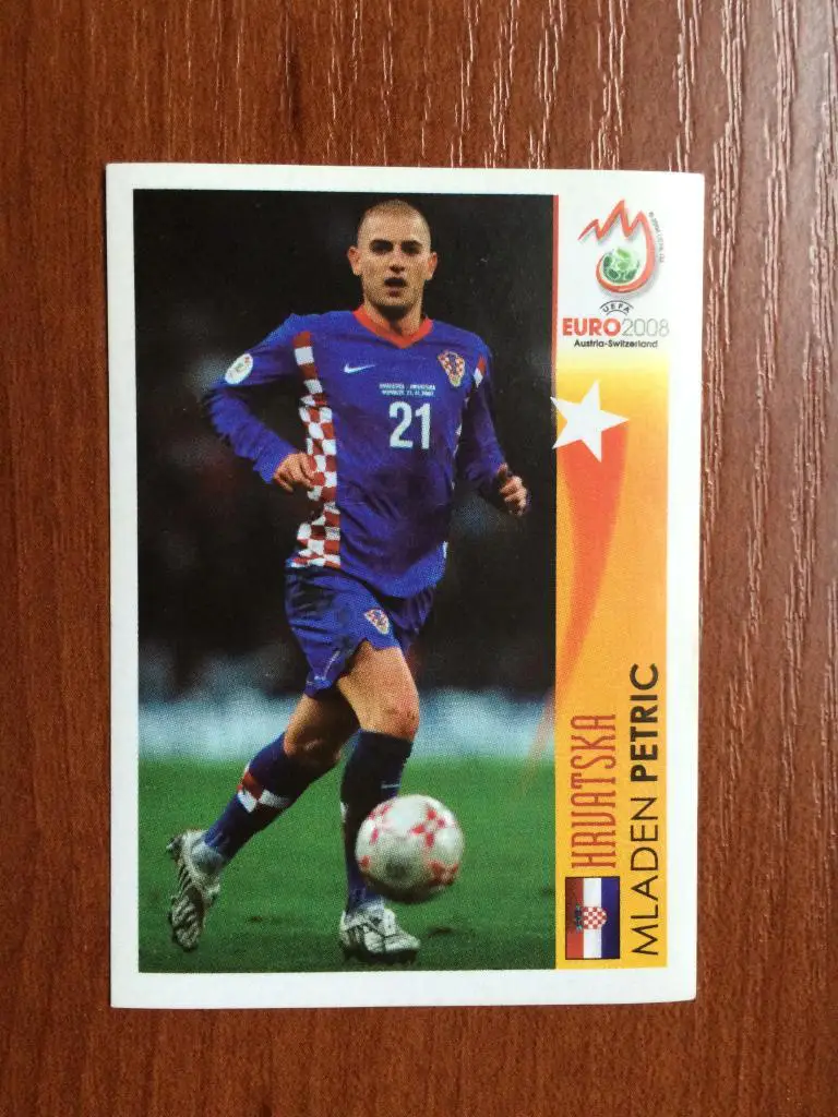 PANINI Чемпионат Европы 2008 Mladen Petric - Hrvatska № 523