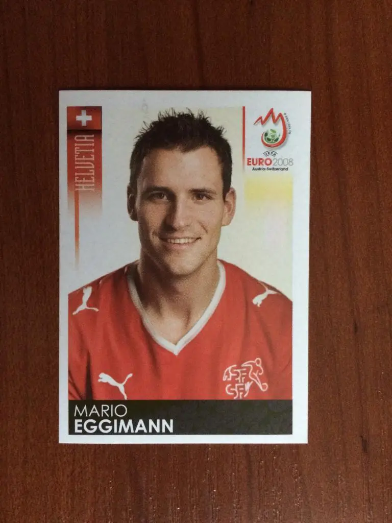 PANINI Чемпионат Европы 2008 Mario Eggimann Helvetia № 60