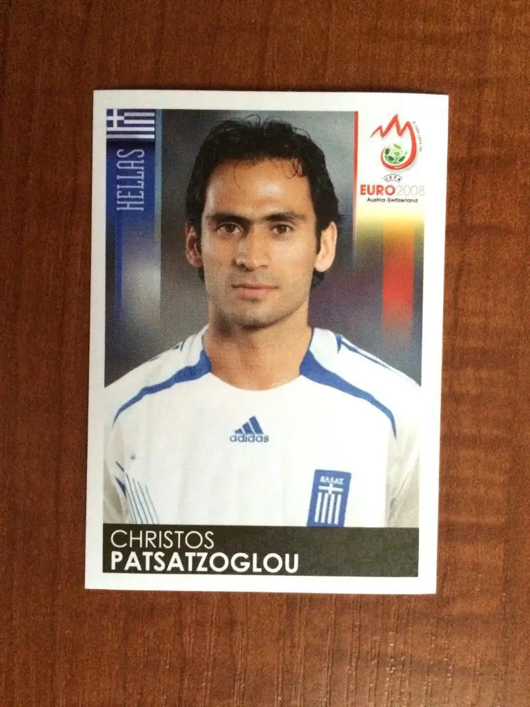 PANINI Чемпионат Европы 2008 Christos Patsatzoglou Греция № 366