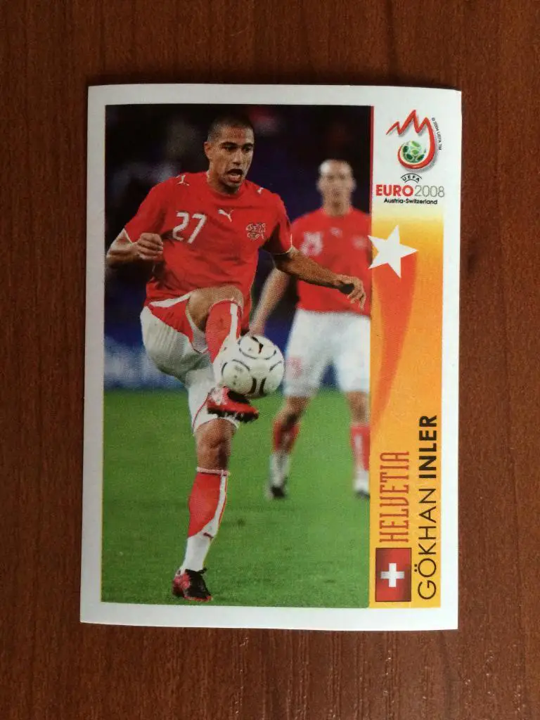 PANINI Чемпионат Европы 2008 Gokhan Inler - Helvetia № 485
