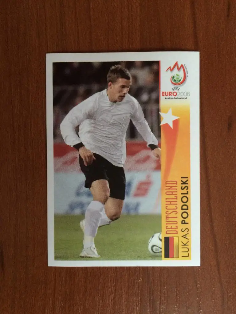 PANINI Чемпионат Европы 2008 Lukas Podolski - Deutschland № 506