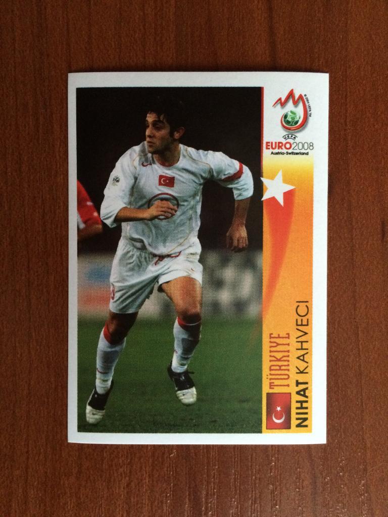 PANINI Чемпионат Европы 2008 Nihat Kahveci - Турция № 517