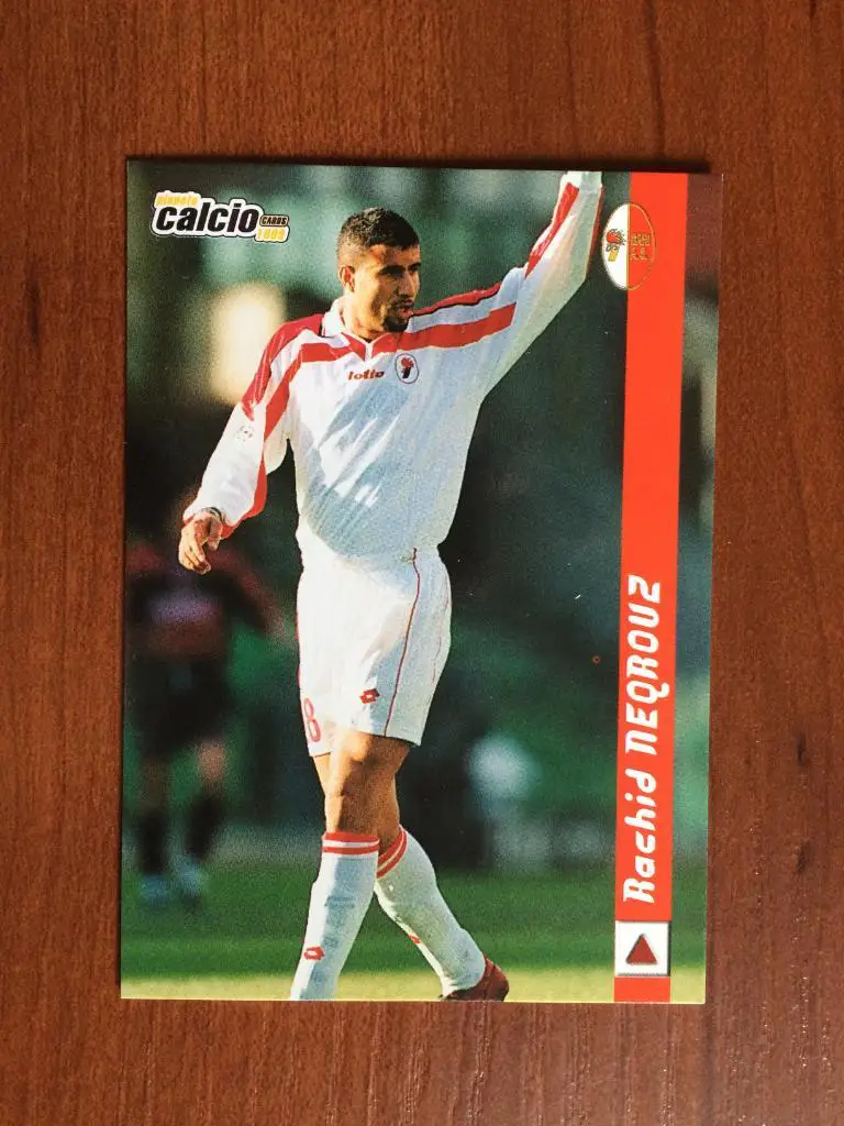Карточка Rachid Neqrou Bari Италия серия DS Pianeta Calcio 1998-1999 № 4