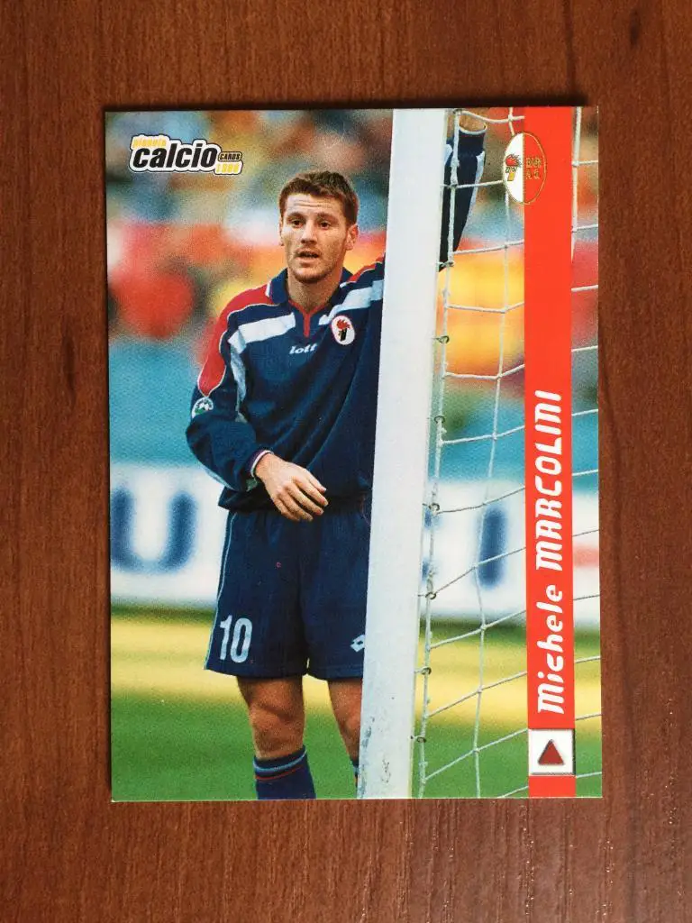 Карточка Michele Marcolini Bari Италия серия DS Pianeta Calcio 1998-1999 № 6