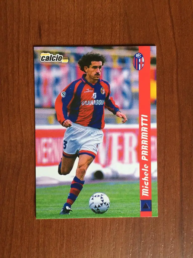 Карточка Michele Paramatti Bologna серия DS Pianeta Calcio 1998-1999 № 14