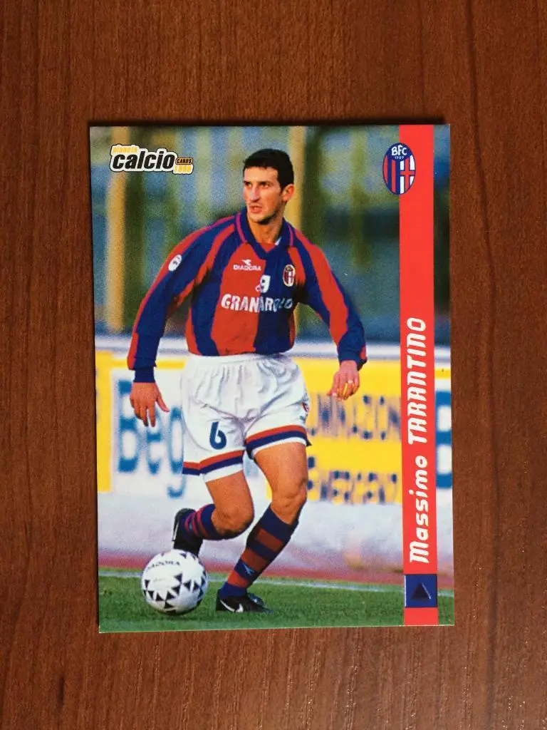 Карточка Massimo Tarantino Bologna серия DS Pianeta Calcio 1998-1999 № 16