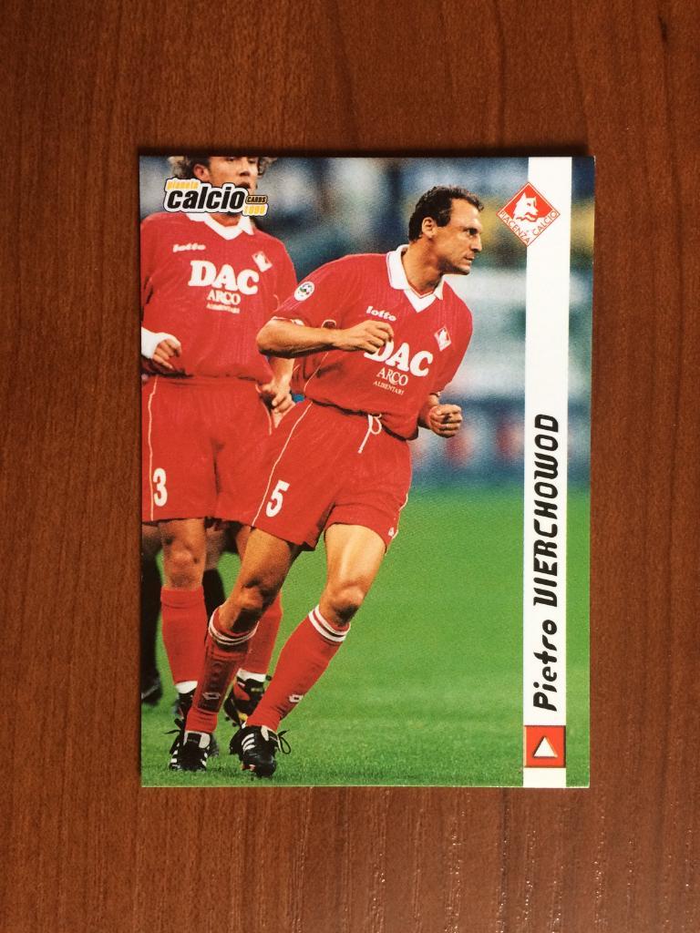 Карточка Pietro Vierchowod Piacenza серия DS Pianeta Calcio 1998-1999 № 148