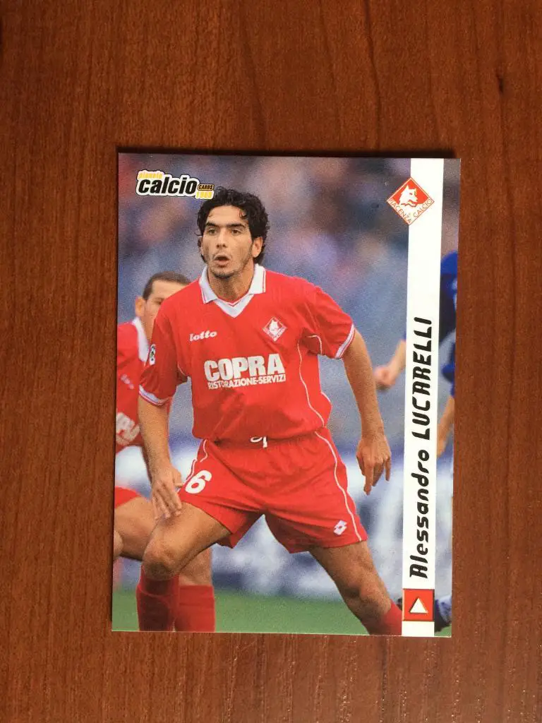 Карточка Alessandro Lucarelli Piacenza серия DS Pianeta Calcio 1998-1999 № 150