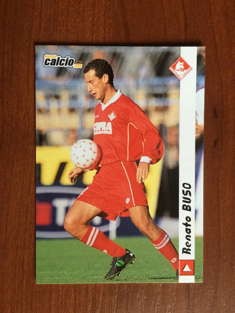 Карточка Renato Buso Piacenza серия DS Pianeta Calcio 1998-1999 № 153