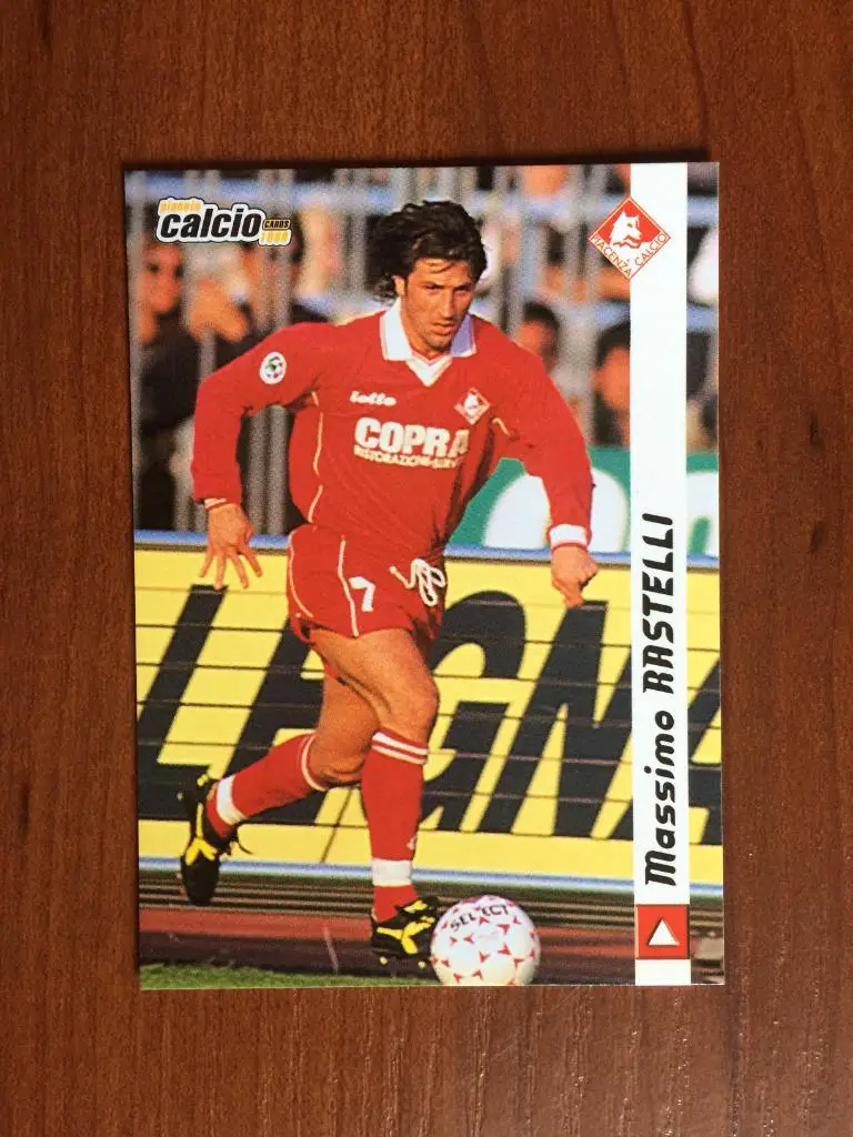 Карточка Massimo Rastelli Piacenza серия DS Pianeta Calcio 1998-1999 № 156