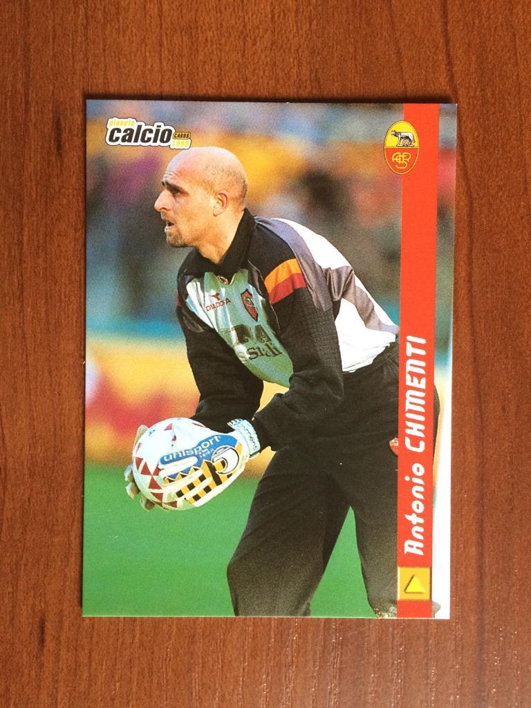Карточка Antonio Chimenti Roma серия DS Pianeta Calcio 1998-1999 № 158