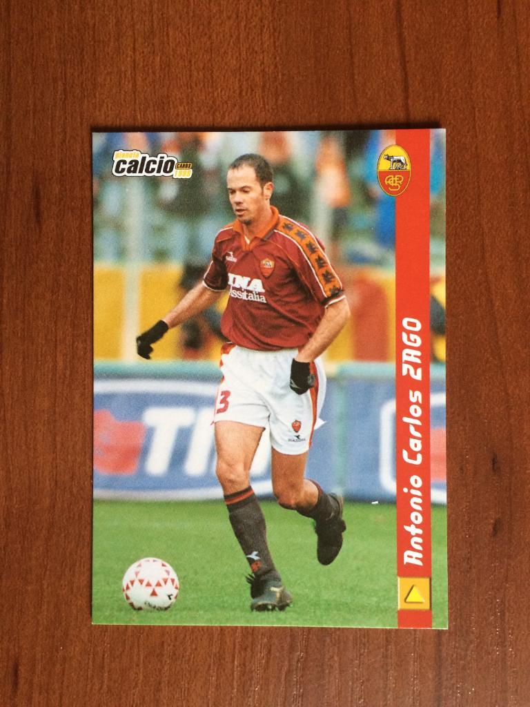 Карточка Antonio Carlos Zago Roma серия DS Pianeta Calcio 1998-1999 № 161