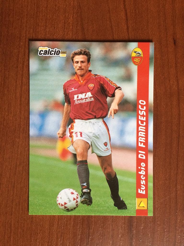 Карточка Eusebio Di Francesco Roma серия DS Pianeta Calcio 1998-1999 № 164